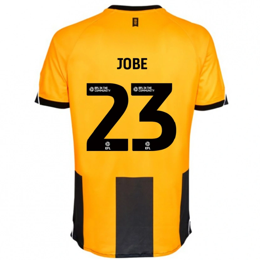 Danxen Kinder Mamadou Jobe #23 Orange Schwarz Heimtrikot Trikot 2025/26 T-Shirt