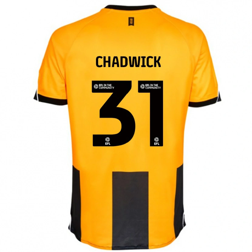 Danxen Kinder Louis Chadwick #31 Orange Schwarz Heimtrikot Trikot 2025/26 T-Shirt