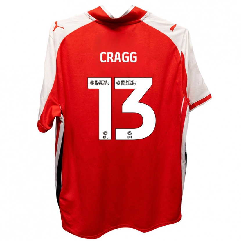 Danxen Kinder Rio Cragg #13 Rot Weiß Heimtrikot Trikot 2025/26 T-Shirt