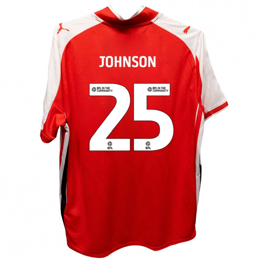 Danxen Kinder Will Johnson #25 Rot Weiß Heimtrikot Trikot 2025/26 T-Shirt