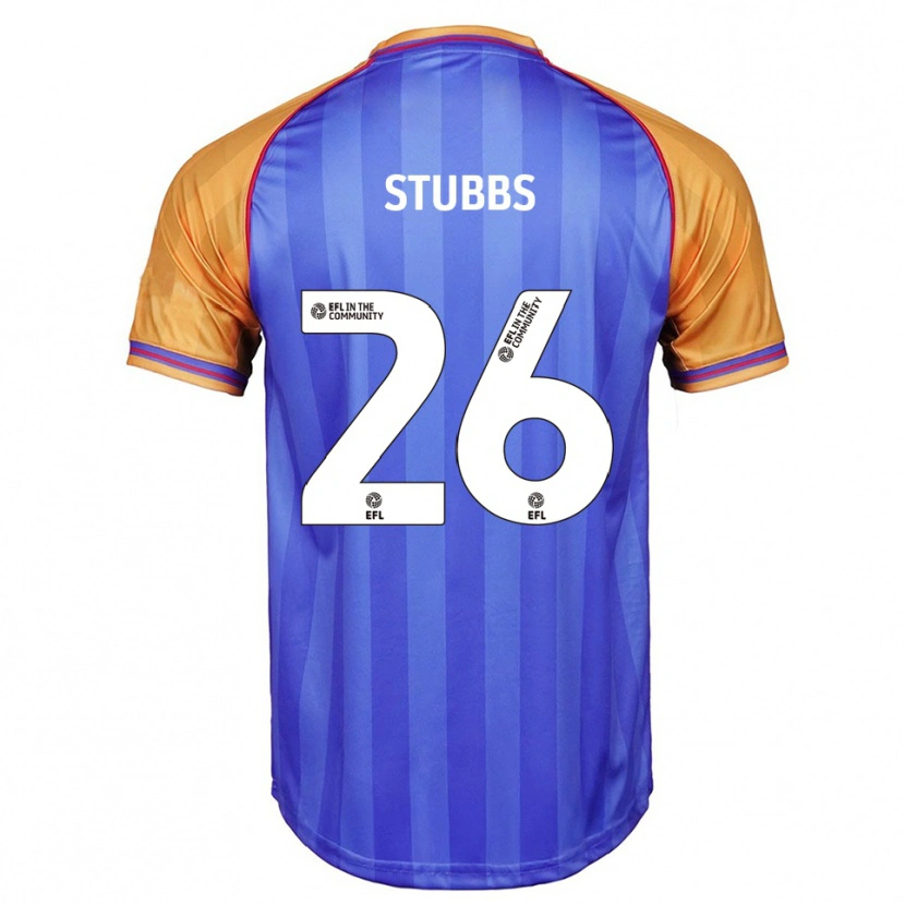 Danxen Kinder Sam Stubbs #26 Blau Orange Heimtrikot Trikot 2025/26 T-Shirt