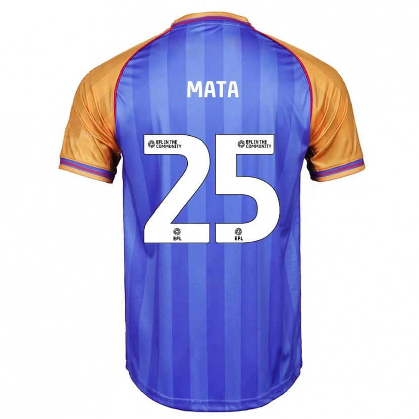 Danxen Kinder Max Mata #25 Blau Orange Heimtrikot Trikot 2025/26 T-Shirt