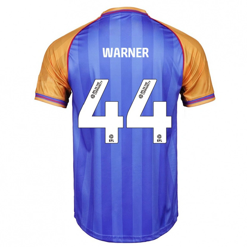Danxen Kinder James Warner #44 Blau Orange Heimtrikot Trikot 2025/26 T-Shirt