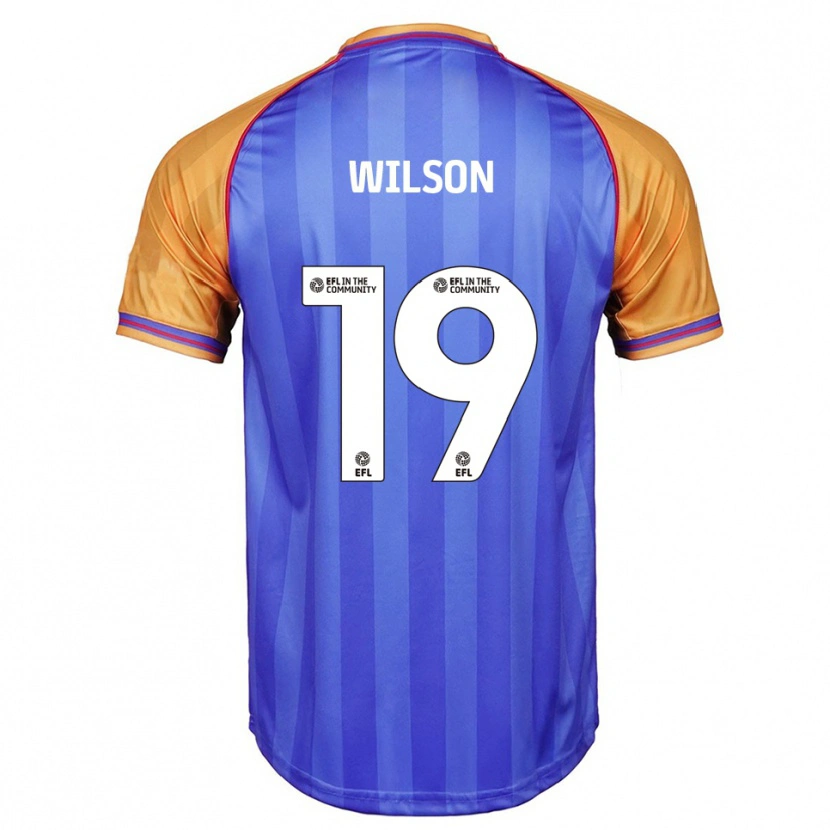 Danxen Kinder Pip Wilson #19 Blau Orange Heimtrikot Trikot 2025/26 T-Shirt