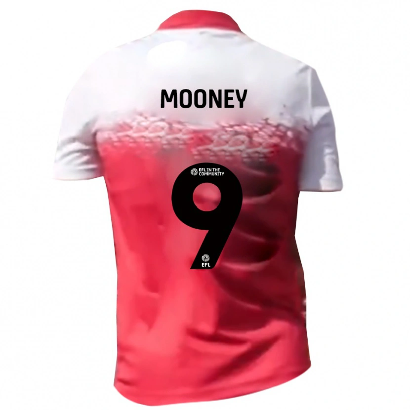 Danxen Kinder Kelsey Mooney #9 Rot Weiß Heimtrikot Trikot 2025/26 T-Shirt