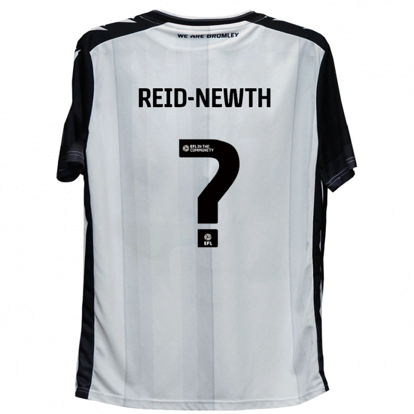 Danxen Kinder Louis Reid-Newth #0 Weiß Schwarz Heimtrikot Trikot 2025/26 T-Shirt