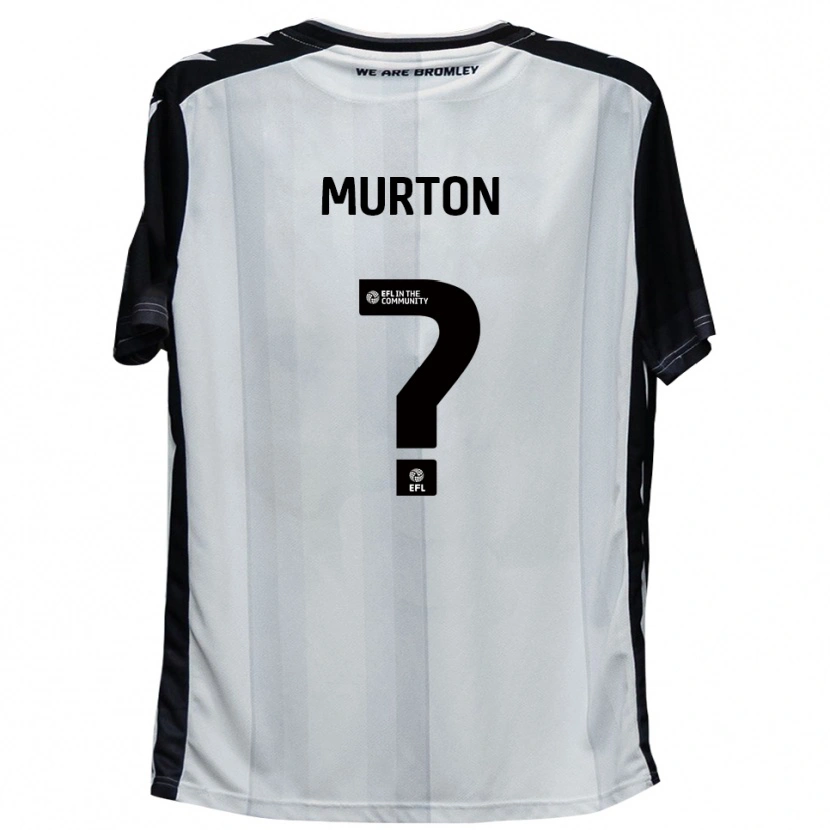 Danxen Kinder Phoebe Murton #0 Weiß Schwarz Heimtrikot Trikot 2025/26 T-Shirt