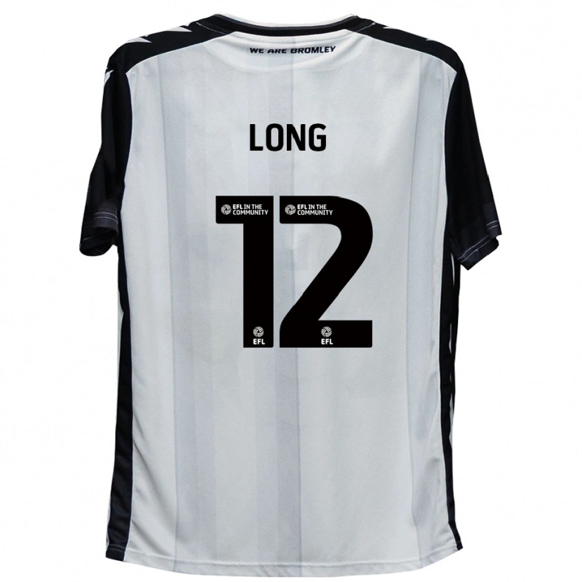 Danxen Kinder Sam Long #12 Weiß Schwarz Heimtrikot Trikot 2025/26 T-Shirt