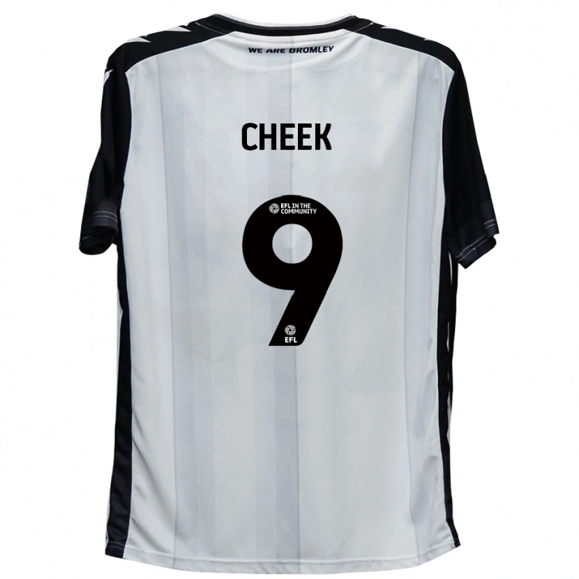 Danxen Kinder Michael Cheek #9 Weiß Schwarz Heimtrikot Trikot 2025/26 T-Shirt