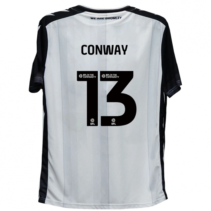 Danxen Kinder Monty Conway #13 Weiß Schwarz Heimtrikot Trikot 2025/26 T-Shirt