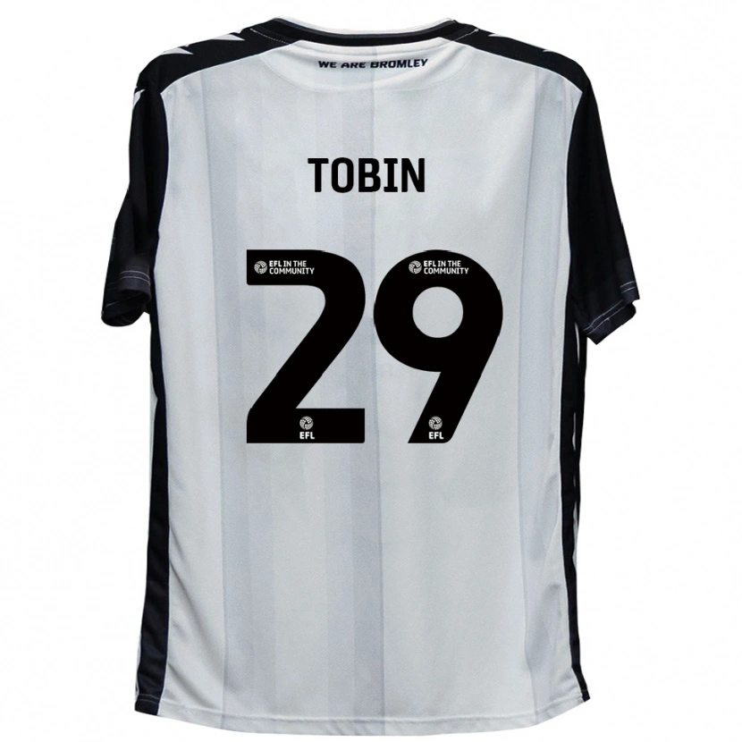 Danxen Kinder Josh Tobin #29 Weiß Schwarz Heimtrikot Trikot 2025/26 T-Shirt