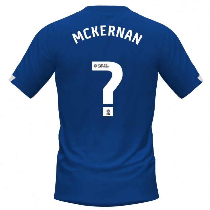 Danxen Kinder Marcus Mckernan #0 Blau Weiß Heimtrikot Trikot 2025/26 T-Shirt