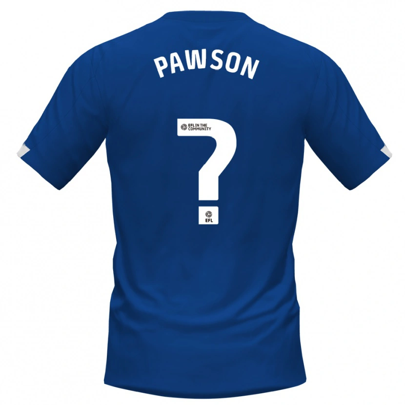 Danxen Kinder Thomas Pawson #0 Blau Weiß Heimtrikot Trikot 2025/26 T-Shirt