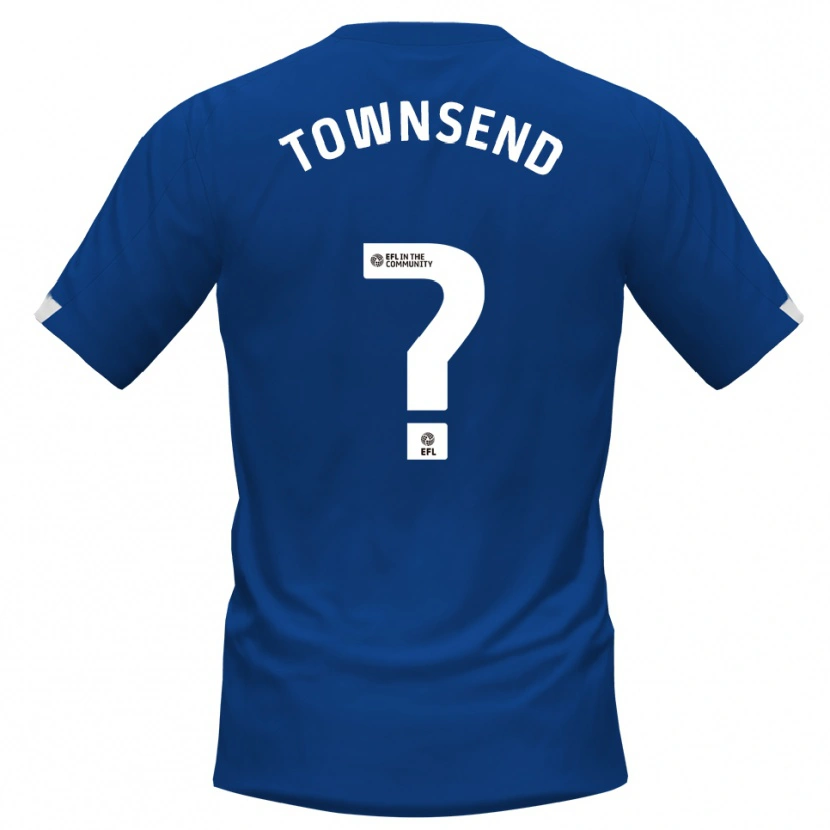 Danxen Kinder Kadi Townsend #0 Blau Weiß Heimtrikot Trikot 2025/26 T-Shirt