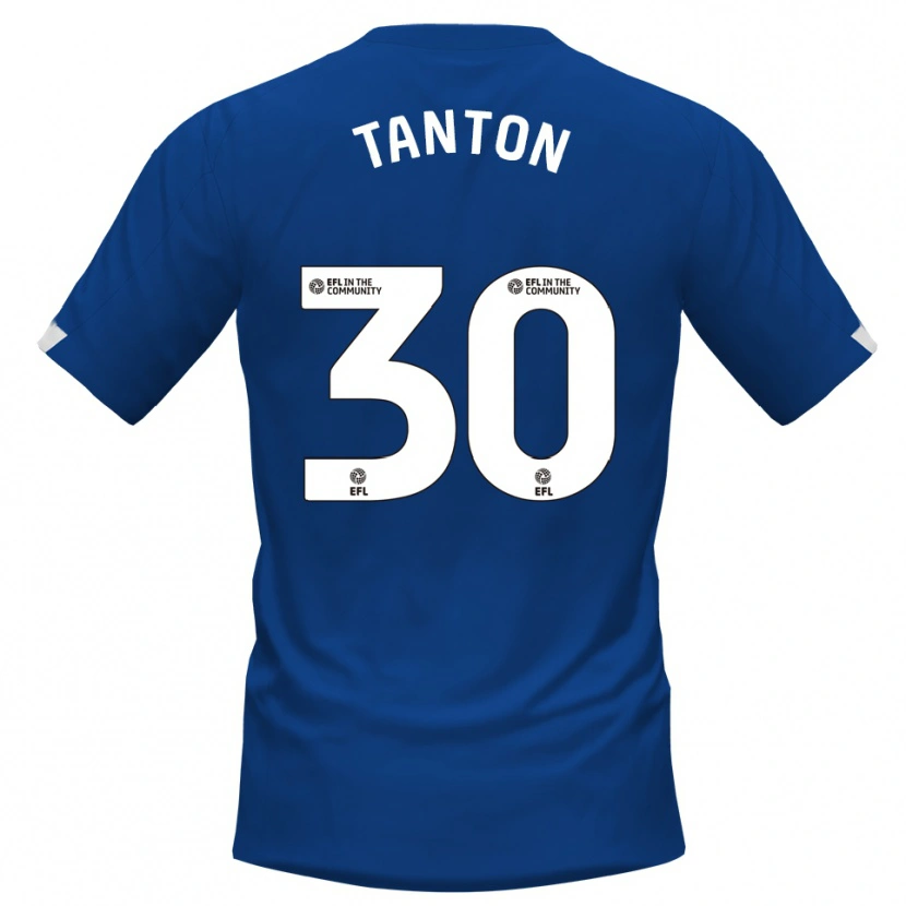 Danxen Kinder Devan Tanton #30 Blau Weiß Heimtrikot Trikot 2025/26 T-Shirt