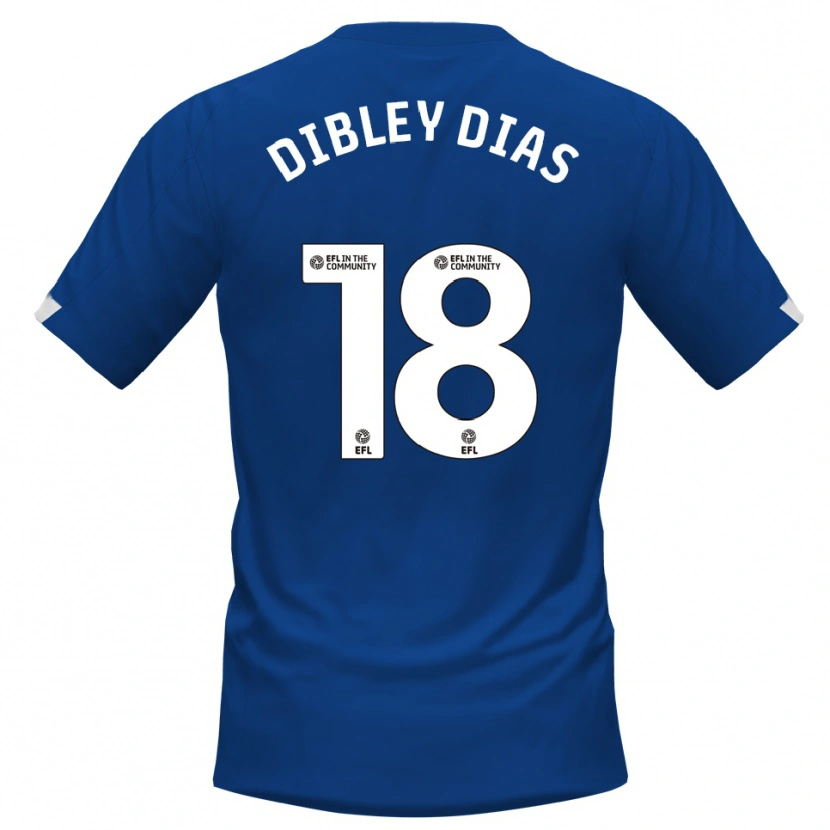 Danxen Kinder Matt Dibley-Dias #18 Blau Weiß Heimtrikot Trikot 2025/26 T-Shirt