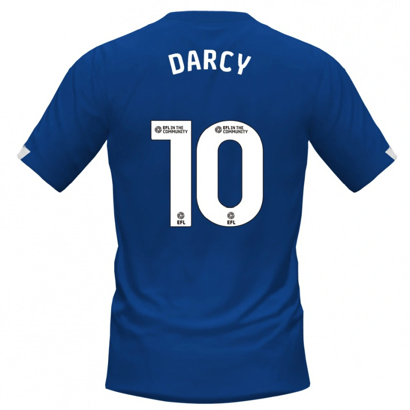 Danxen Kinder Ronan Darcy #10 Blau Weiß Heimtrikot Trikot 2025/26 T-Shirt