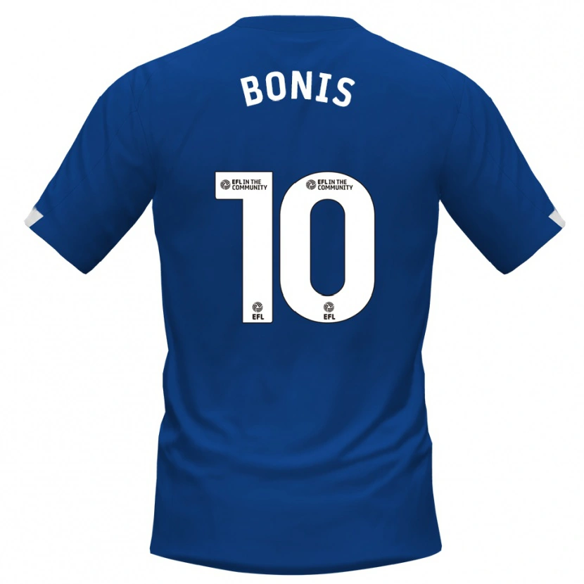Danxen Kinder Lee Bonis #10 Blau Weiß Heimtrikot Trikot 2025/26 T-Shirt