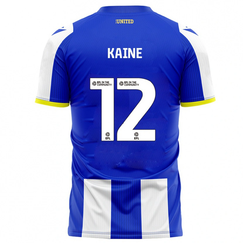 Danxen Kinder Louise Kaine #12 Blau Weiß Heimtrikot Trikot 2025/26 T-Shirt