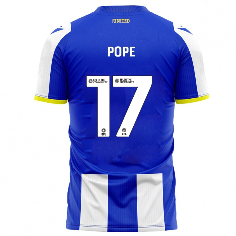 Danxen Kinder Leah Pope #17 Blau Weiß Heimtrikot Trikot 2025/26 T-Shirt