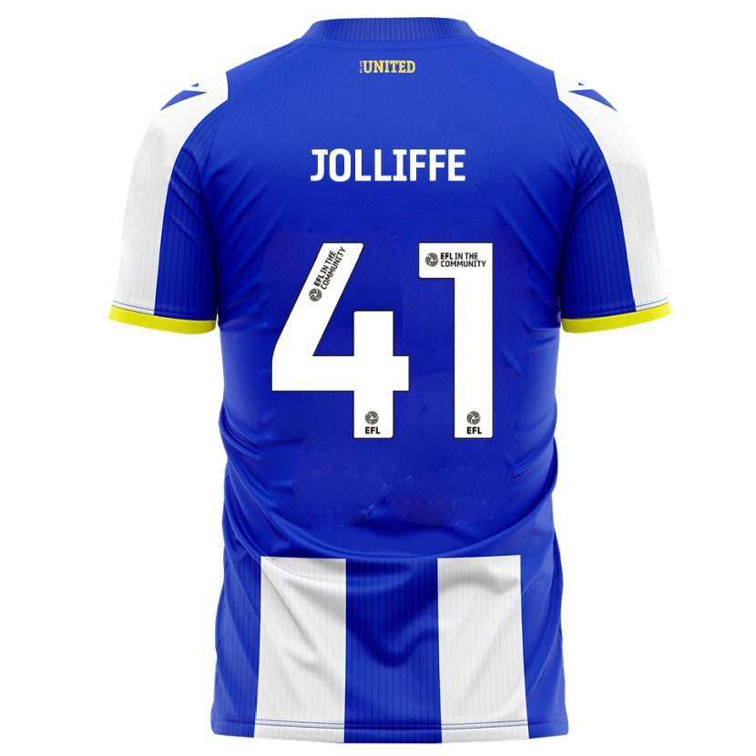 Danxen Kinder Max Jolliffe #41 Blau Weiß Heimtrikot Trikot 2025/26 T-Shirt