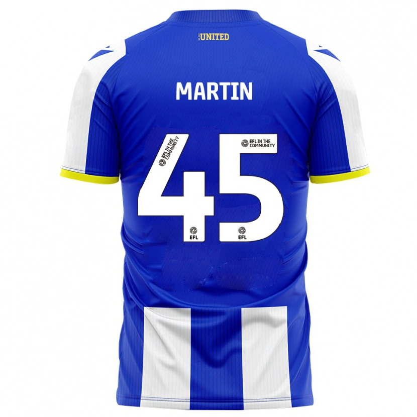 Danxen Kinder Kai Martin #45 Blau Weiß Heimtrikot Trikot 2025/26 T-Shirt