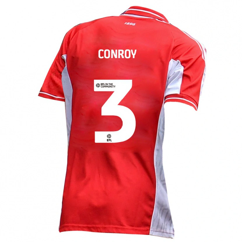 Danxen Kinder Dion Conroy #3 Rot Weiß Heimtrikot Trikot 2025/26 T-Shirt