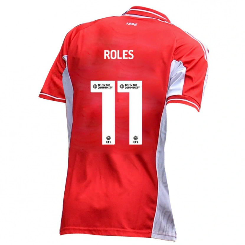 Danxen Kinder Jack Roles #11 Rot Weiß Heimtrikot Trikot 2025/26 T-Shirt
