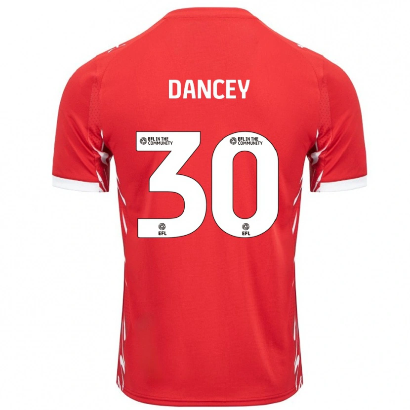 Danxen Kinder Stan Dancey #30 Rot Weiß Heimtrikot Trikot 2025/26 T-Shirt