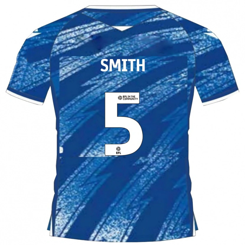 Danxen Kinder Andy Smith #5 Blau Weiß Heimtrikot Trikot 2025/26 T-Shirt