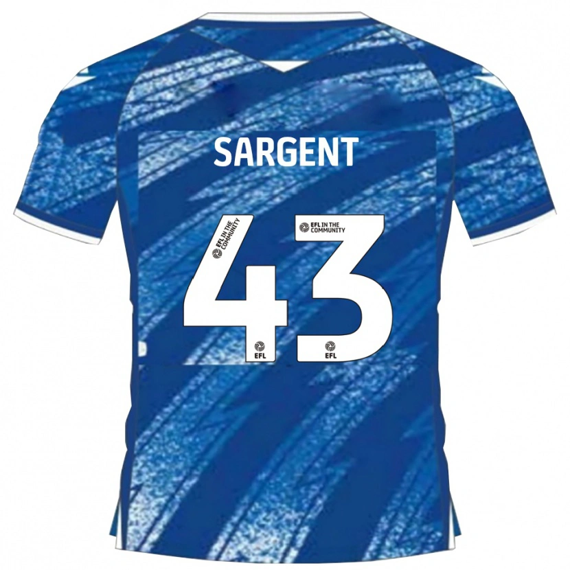 Danxen Kinder Stan Sargent #43 Blau Weiß Heimtrikot Trikot 2025/26 T-Shirt