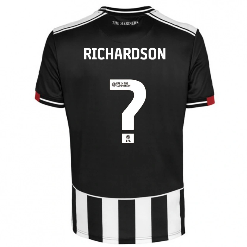 Danxen Kinder Dani Richardson #0 Schwarz Weiß Rot Heimtrikot Trikot 2025/26 T-Shirt