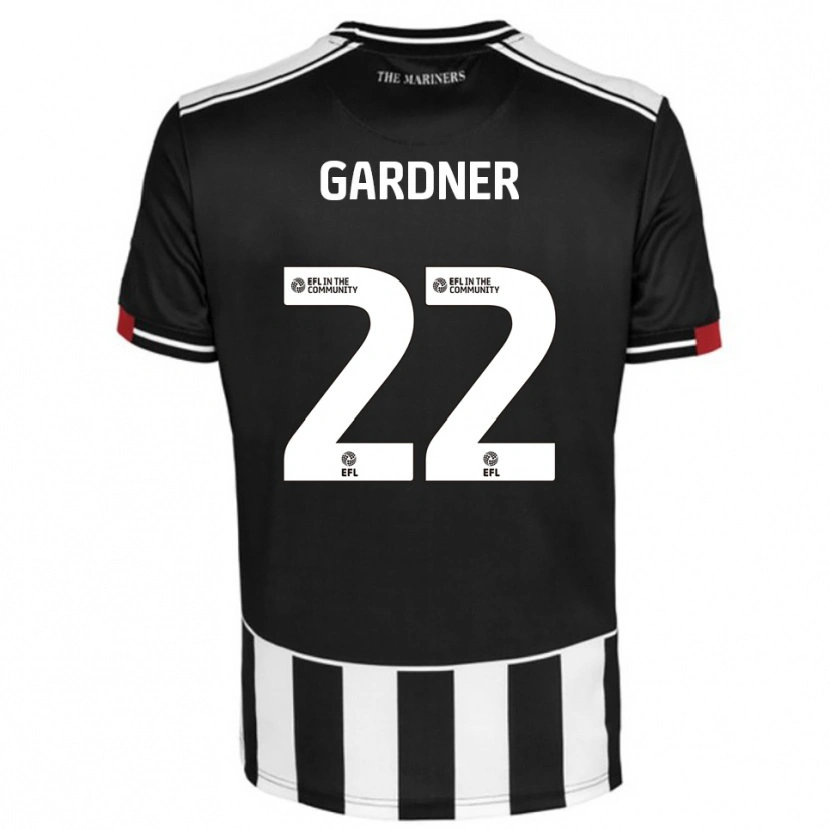 Danxen Kinder Cameron Gardner #22 Schwarz Weiß Rot Heimtrikot Trikot 2025/26 T-Shirt