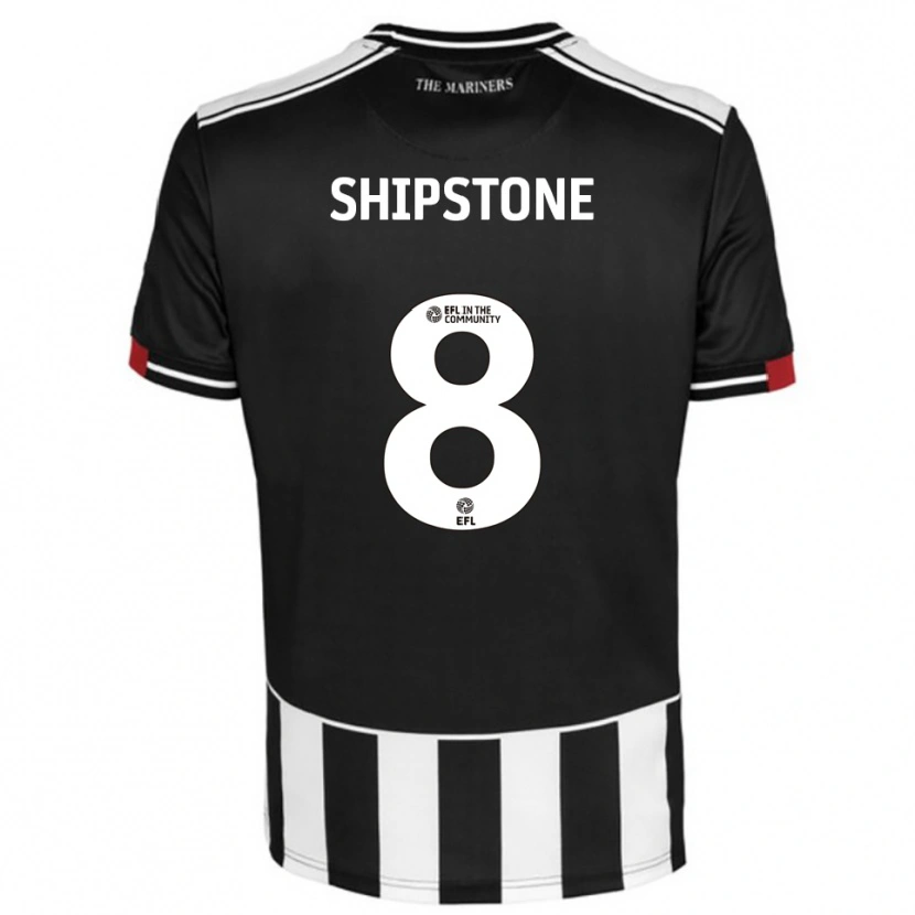 Danxen Kinder Harry Shipstone #8 Schwarz Weiß Rot Heimtrikot Trikot 2025/26 T-Shirt