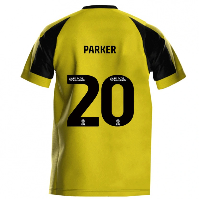 Danxen Kinder Charley Parker #20 Gelb Grau Heimtrikot Trikot 2025/26 T-Shirt