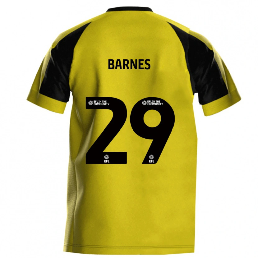 Danxen Kinder Lucas Barnes #29 Gelb Grau Heimtrikot Trikot 2025/26 T-Shirt