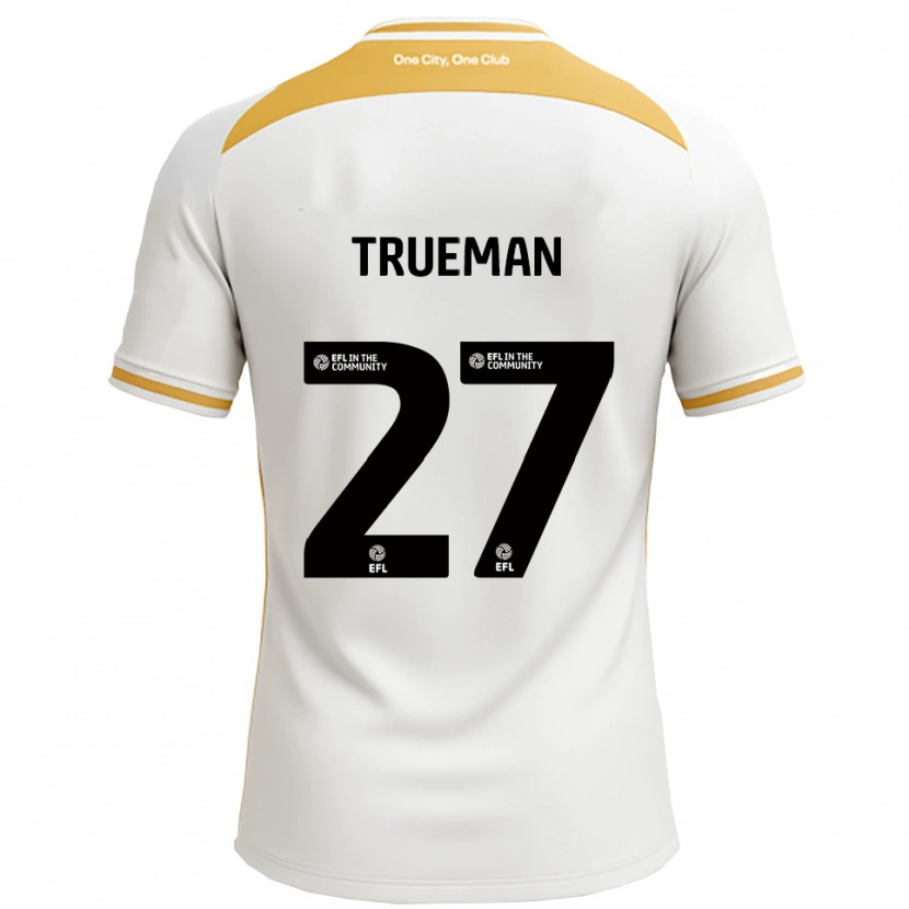 Danxen Kinder Connal Trueman #27 Weiß Gold Heimtrikot Trikot 2025/26 T-Shirt