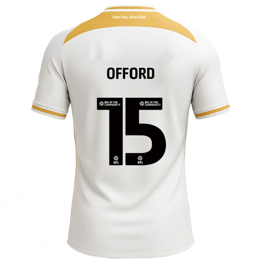 Danxen Kinder Luke Offord #15 Weiß Gold Heimtrikot Trikot 2025/26 T-Shirt