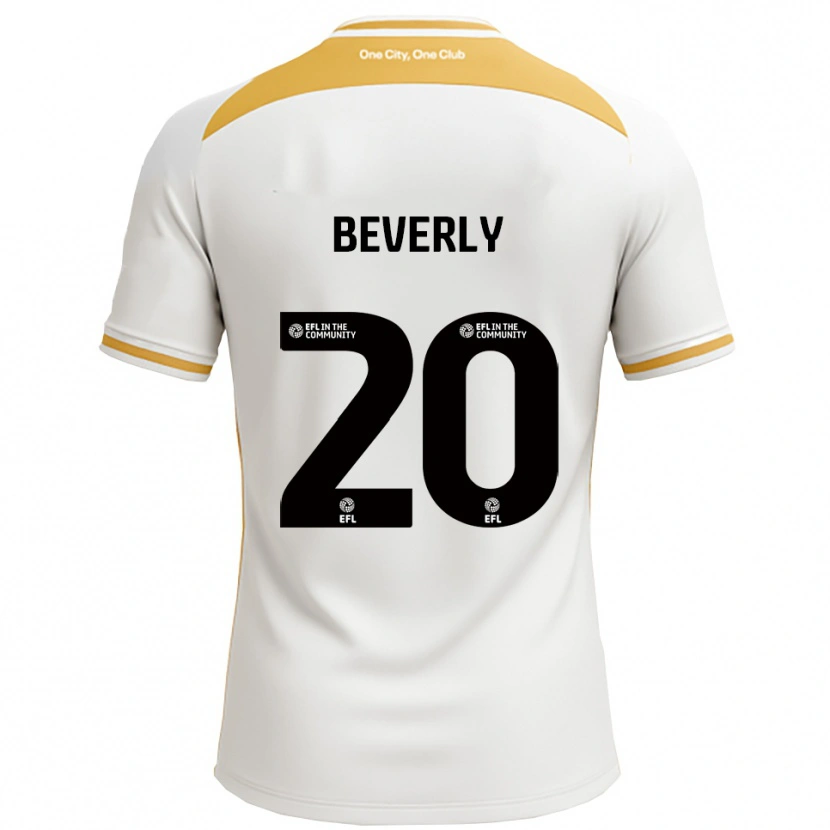 Danxen Kinder Poppy Beverly #20 Weiß Gold Heimtrikot Trikot 2025/26 T-Shirt