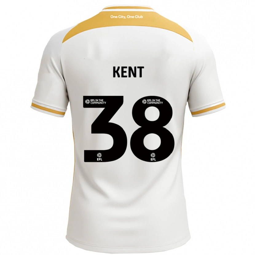 Danxen Kinder Isabelle Kent #38 Weiß Gold Heimtrikot Trikot 2025/26 T-Shirt