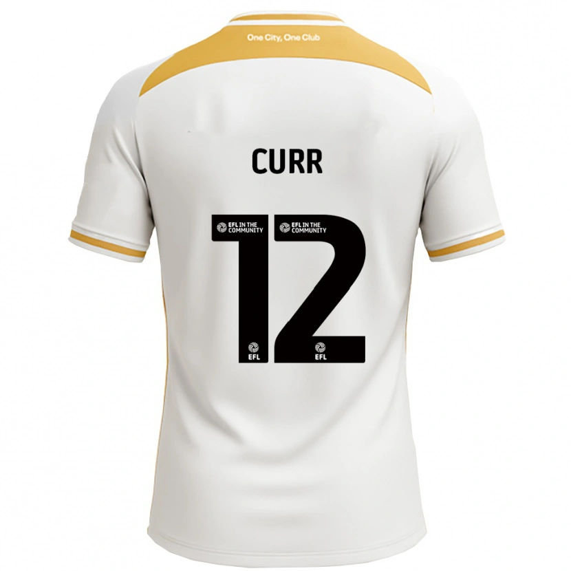 Danxen Kinder Alice Curr #12 Weiß Gold Heimtrikot Trikot 2025/26 T-Shirt