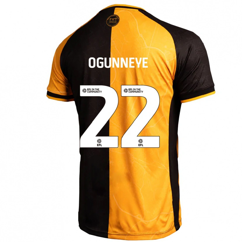 Danxen Kinder Habeeb Ogunneye #22 Gelb Schwarz Heimtrikot Trikot 2025/26 T-Shirt