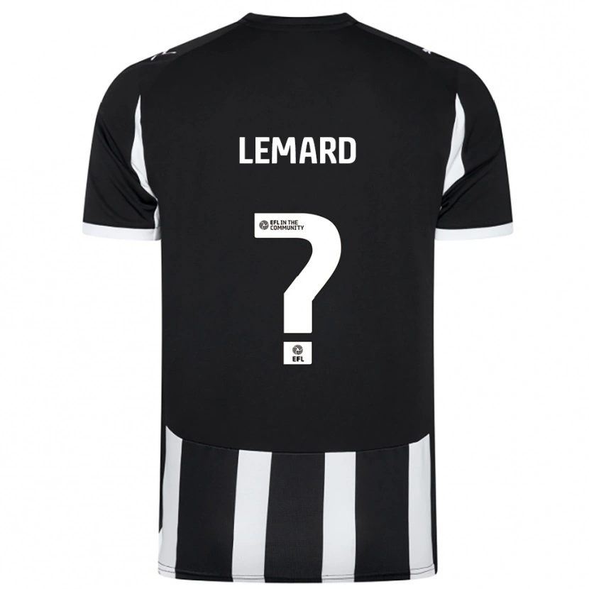 Danxen Kinder Darshan Lemard #0 Schwarz Weiß Heimtrikot Trikot 2025/26 T-Shirt