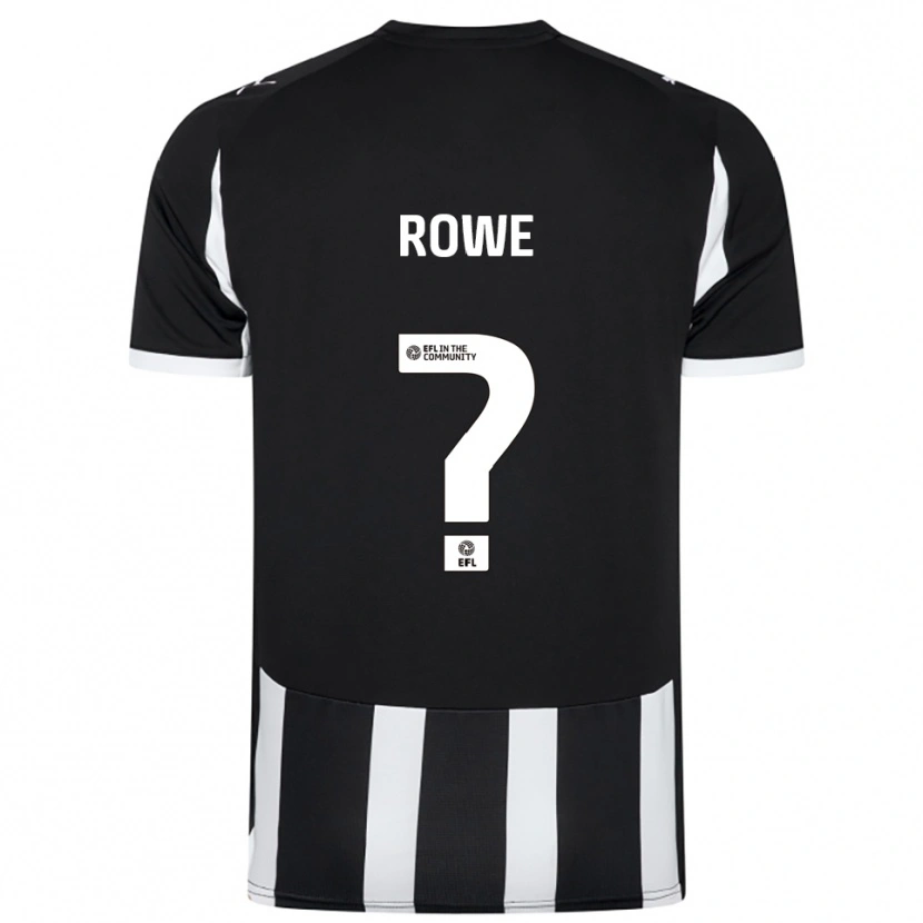 Danxen Kinder Adam Rowe #0 Schwarz Weiß Heimtrikot Trikot 2025/26 T-Shirt