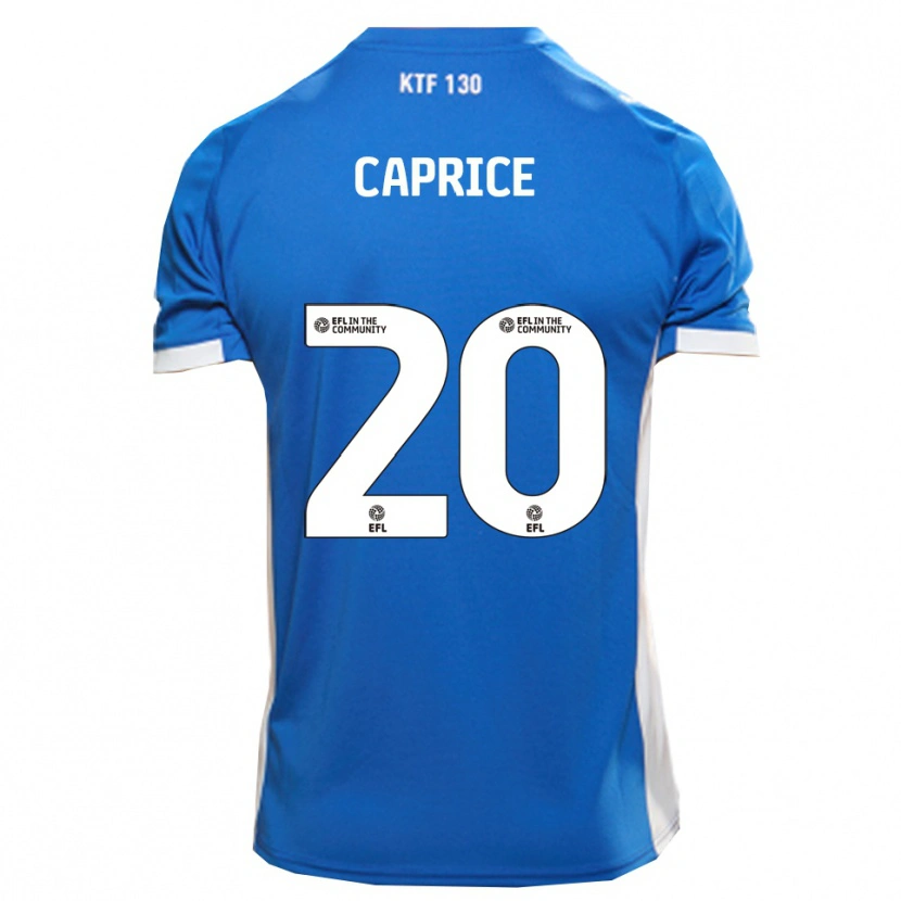 Danxen Kinder Jake Caprice #20 Blau Weiß Heimtrikot Trikot 2025/26 T-Shirt