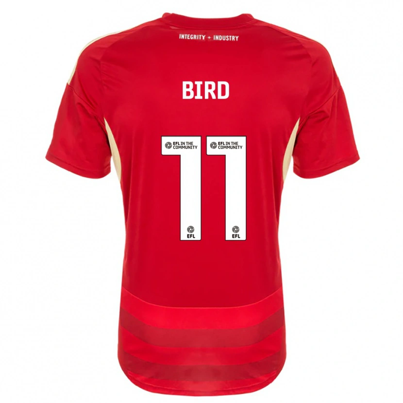Danxen Kinder Jay Bird #11 Rot Weiß Heimtrikot Trikot 2025/26 T-Shirt