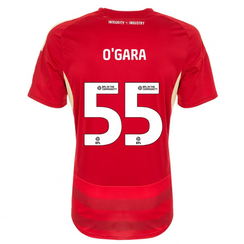 Danxen Kinder Harry O'gara #55 Rot Weiß Heimtrikot Trikot 2025/26 T-Shirt