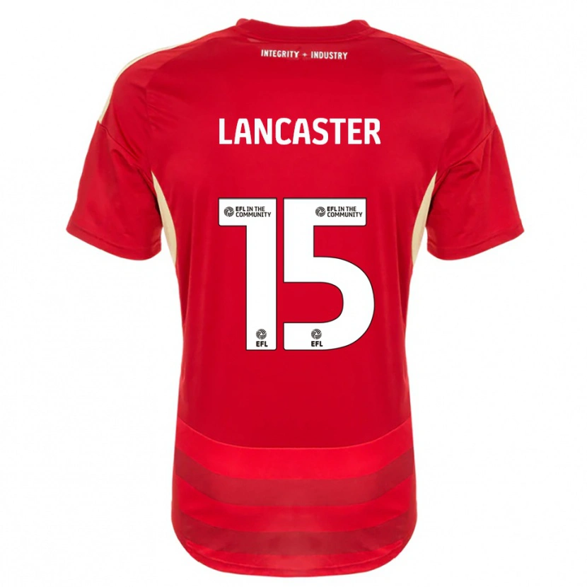 Danxen Kinder Darcy Lancaster #15 Rot Weiß Heimtrikot Trikot 2025/26 T-Shirt