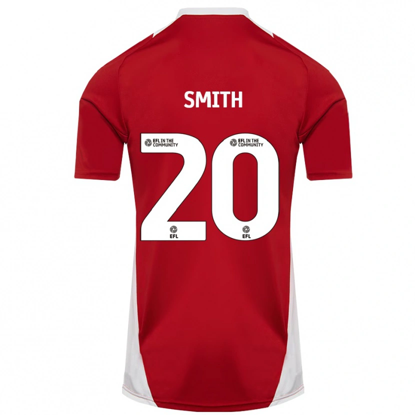 Danxen Kinder Jessica Smith #20 Rot Weiß Gold Heimtrikot Trikot 2025/26 T-Shirt