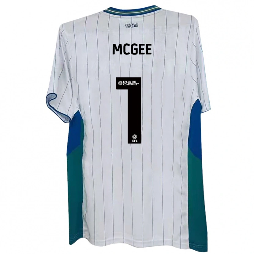 Danxen Kinder Luke Mcgee #1 Weiß Grün Blau Heimtrikot Trikot 2025/26 T-Shirt